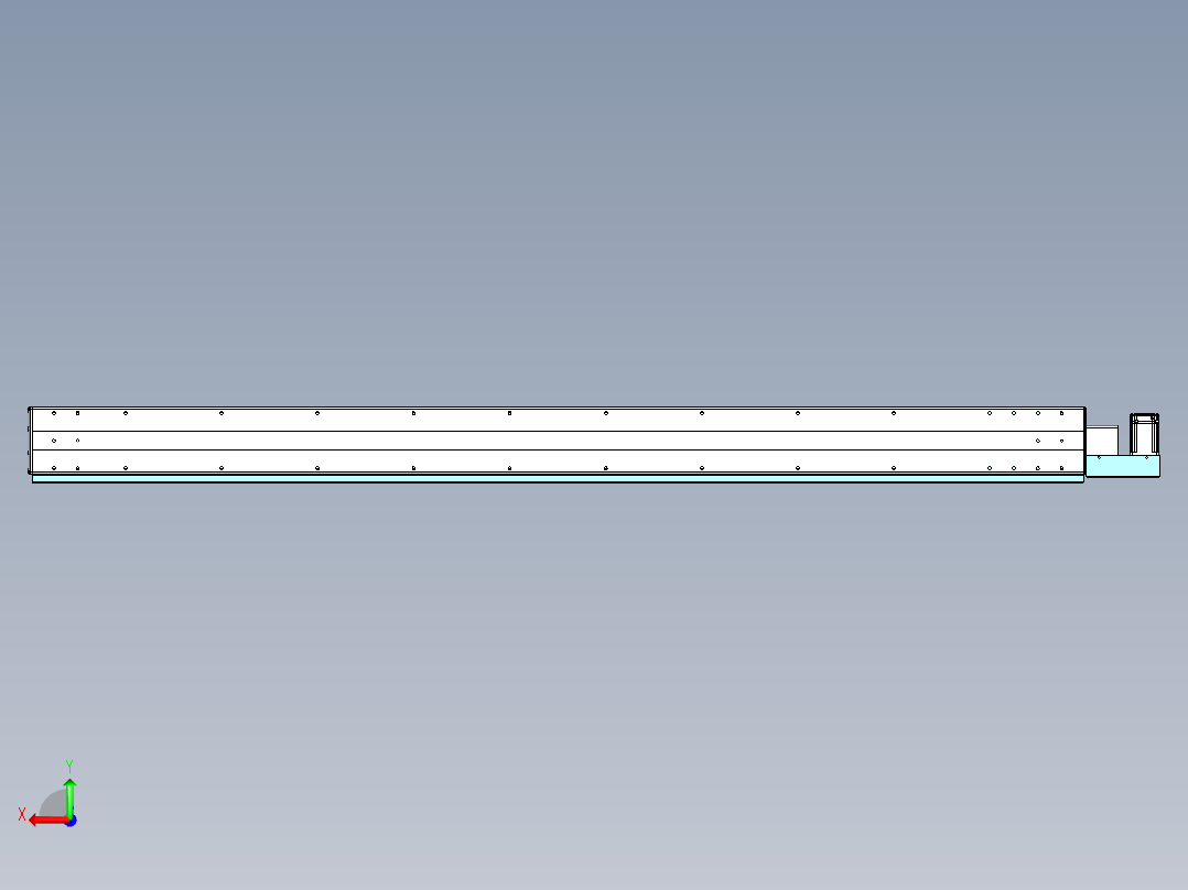 威洛博VBF同步带传动一般环境VBF14-L45-S1900-BL-ZP40-C3后视图