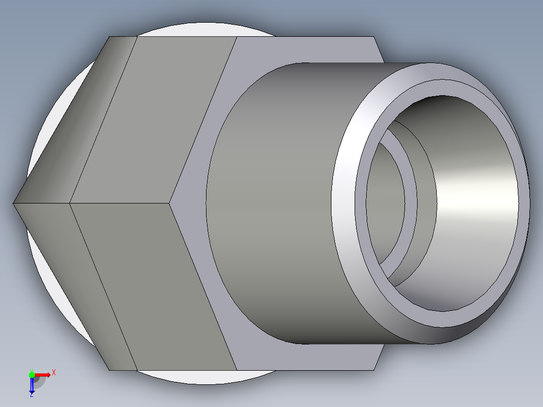 卡套式工业通用硬管接头EO_Adjustable_locknut_45_deg_elbow_VEE10LMOMDCF俯视图