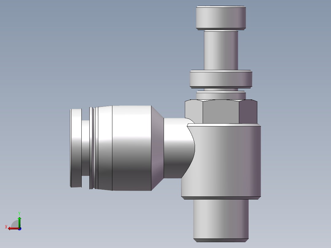 节流阀PSL801A（1分8厘）后视图