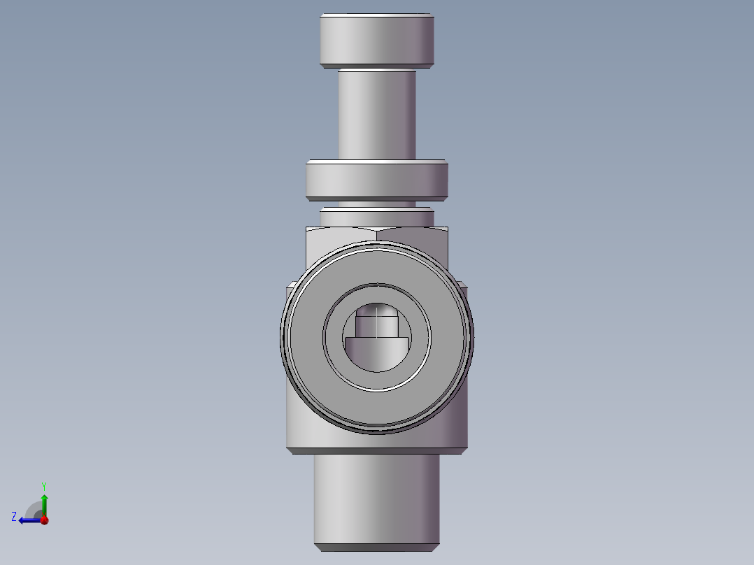 节流阀PSL801A（1分8厘）右视图