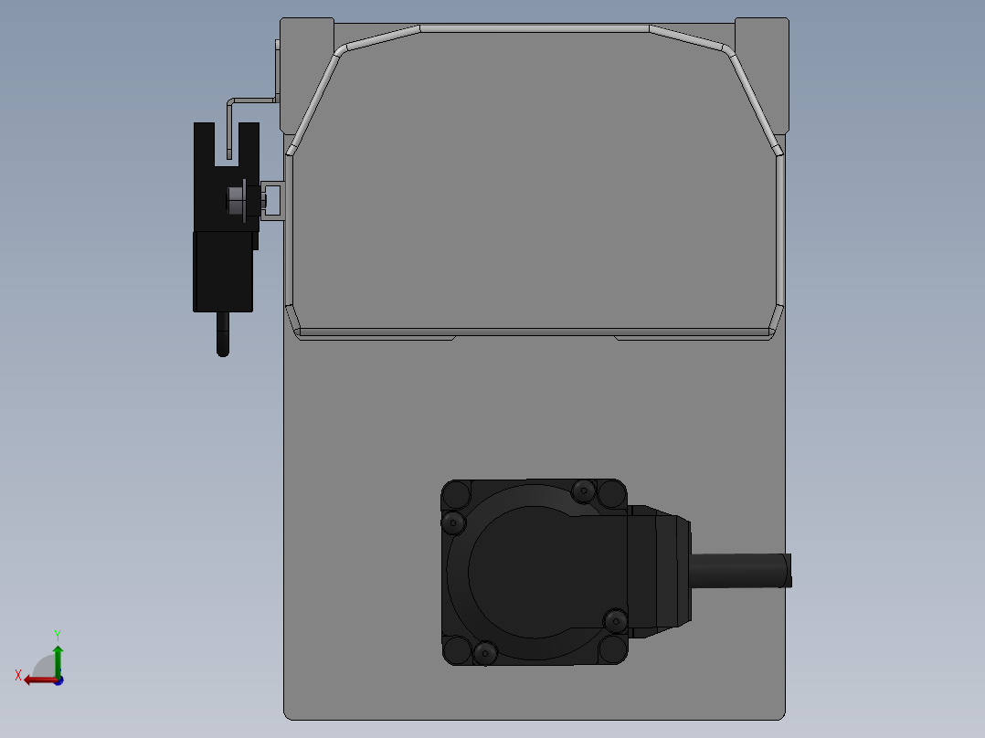 精密模组MY100-T10-700L-BM-P10B-C4-C后视图