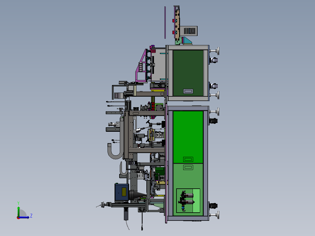 软包电芯自动上料&焊接设备sw18左视图