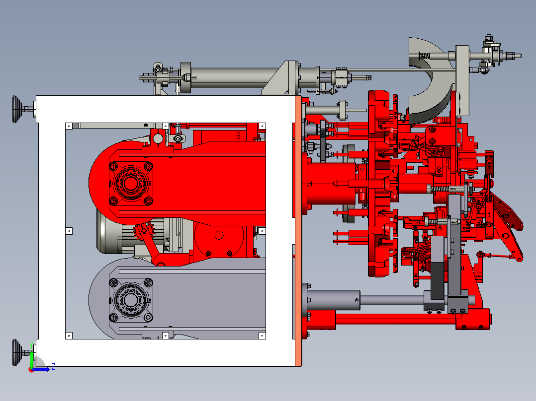 锥套冲模机creo5.0.zip左视图