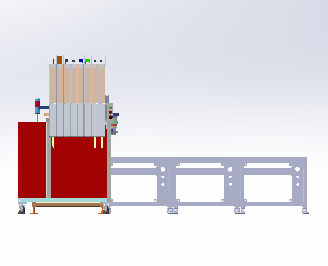 插件自动化组装生产线sw17可编辑