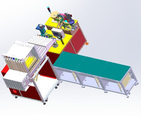插件自动化组装生产线sw17可编辑