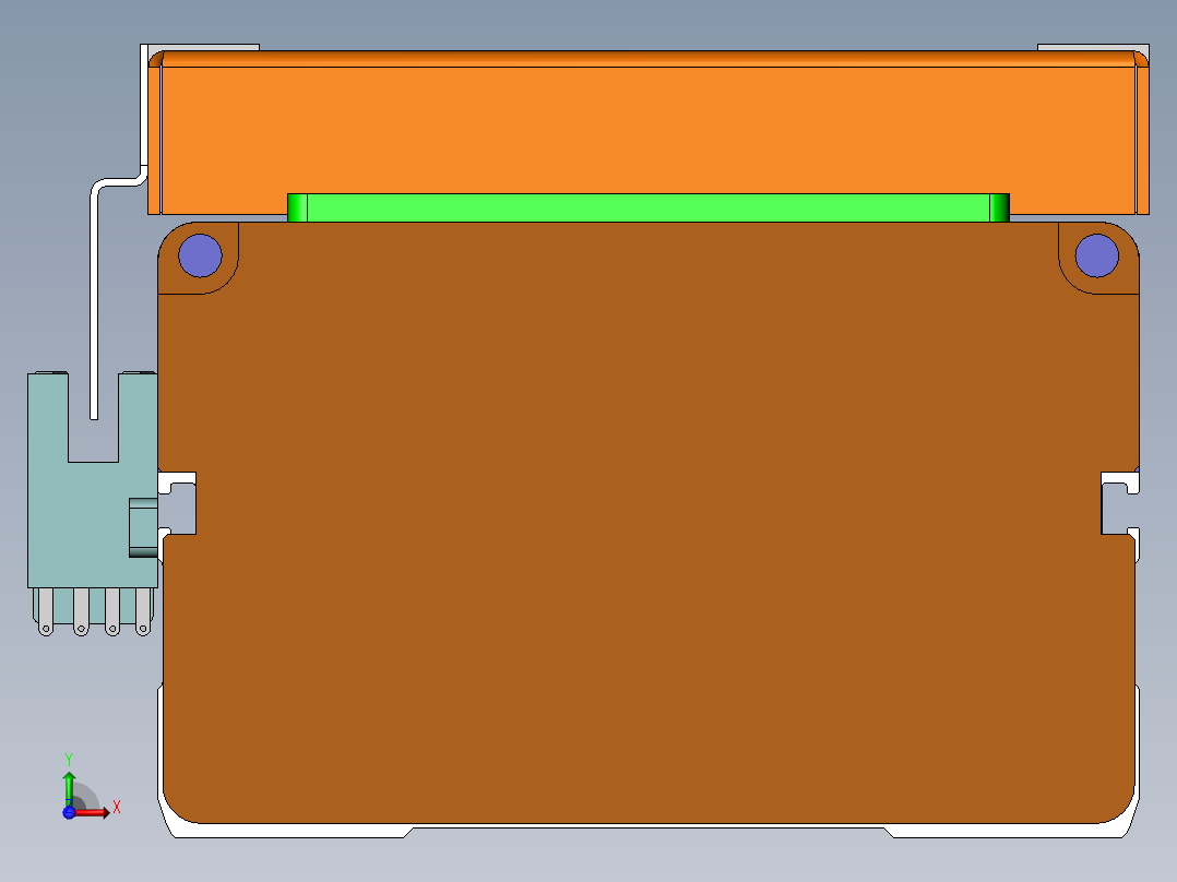 MCH丝杆全封闭MCH12-M-100WB前视图