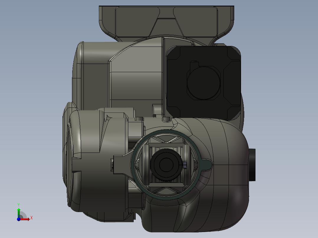 Atlas机器人3D模型前视图