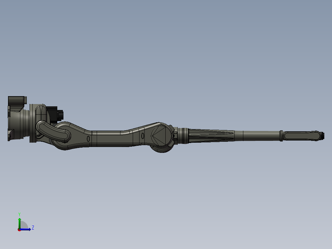 Atlas机器人3D模型左视图