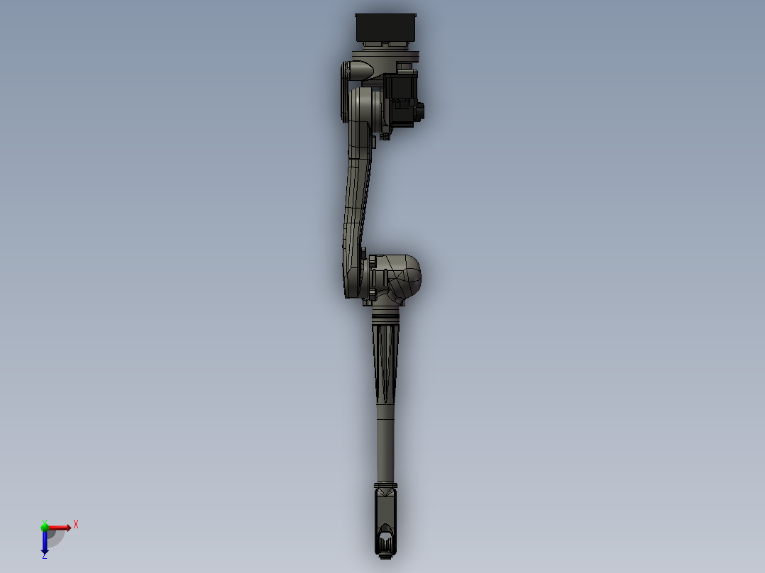 Atlas机器人3D模型俯视图