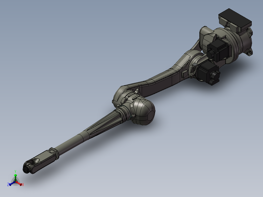 Atlas机器人3D模型正等轴测图