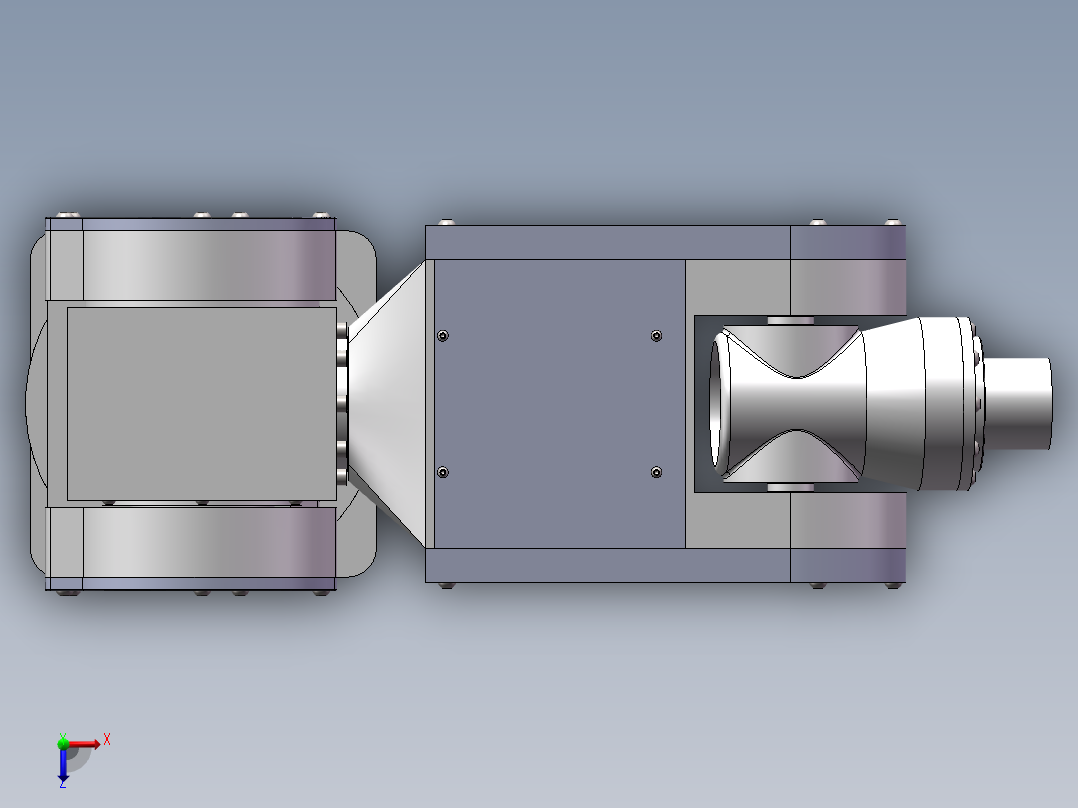 三维机械手图纸俯视图