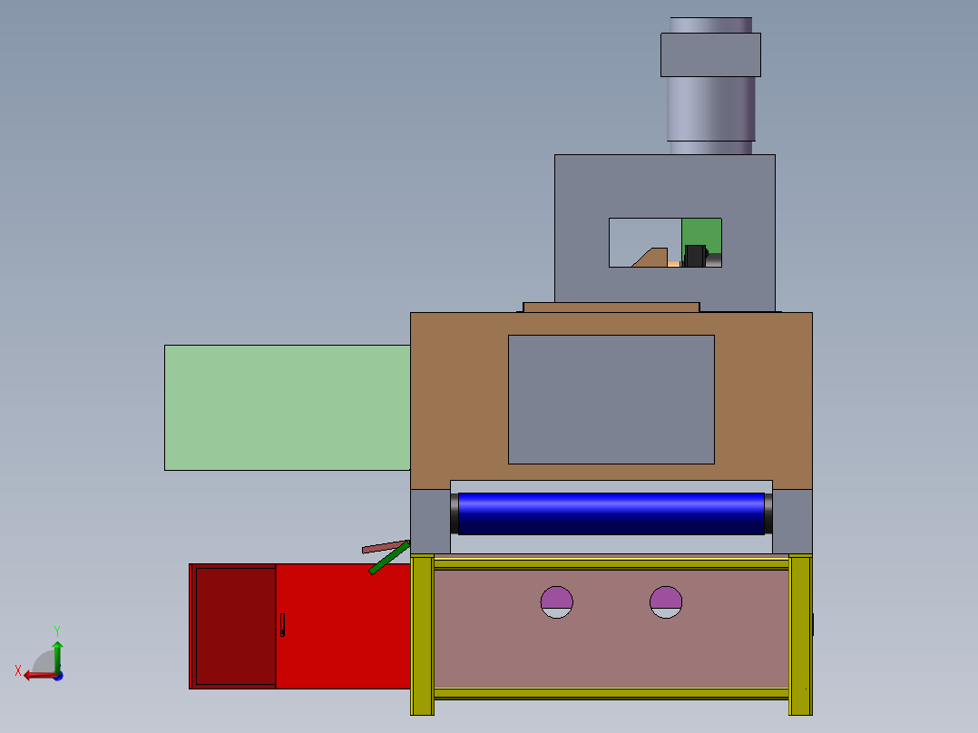 UV固化炉(X_T)后视图