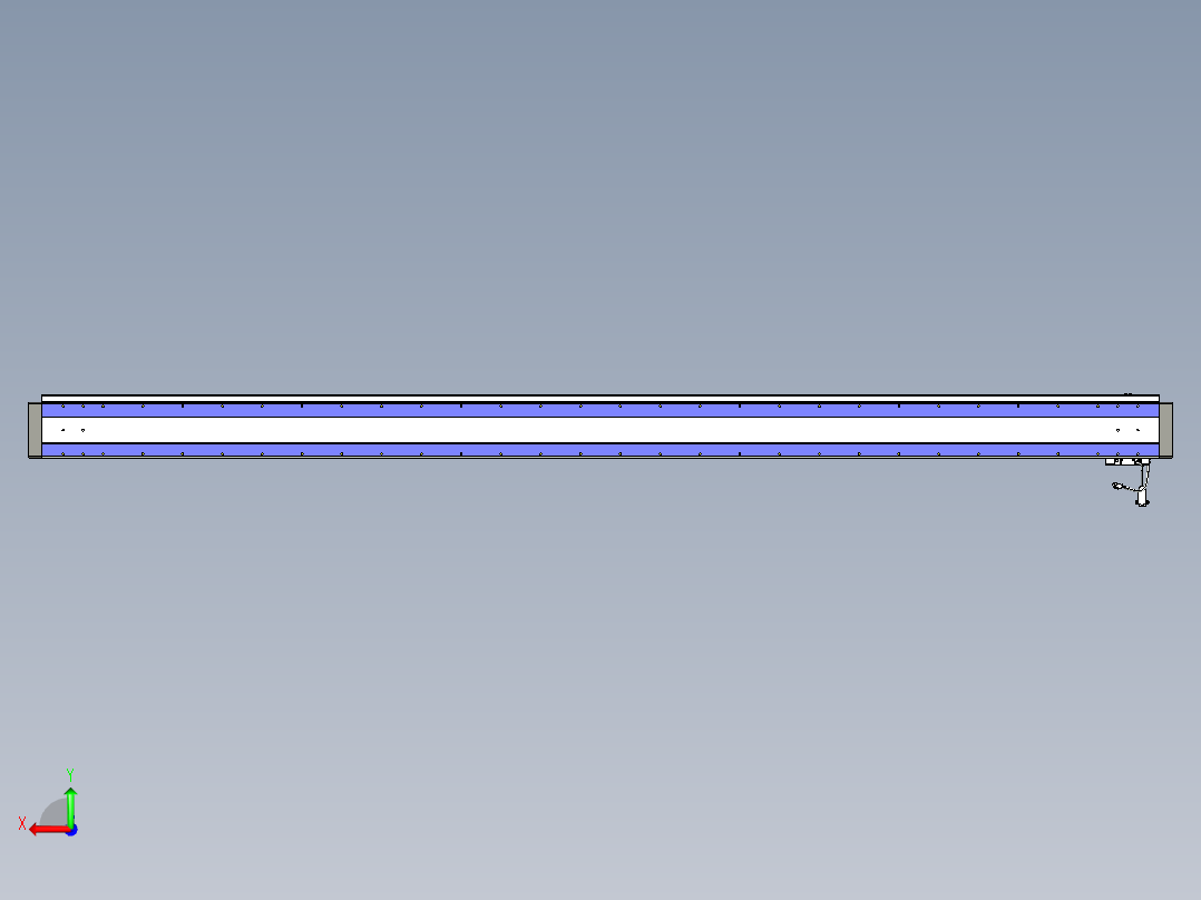 威洛博VL系列直线电机模组-VL14S1-S2650后视图