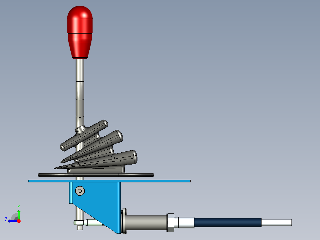 手动换挡操纵机构976098==45右视图
