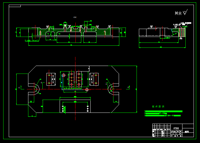 齿轮泵体机械加工工艺及3套工装夹具设计【镗大连孔+钻2杠孔+铣45端面】【14张CAD图纸+文档】