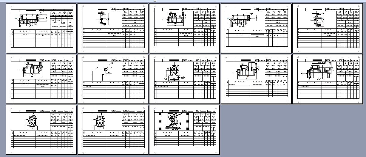 齿轮泵体机械加工工艺及3套工装夹具设计【镗大连孔+钻2杠孔+铣45端面】【14张CAD图纸+文档】