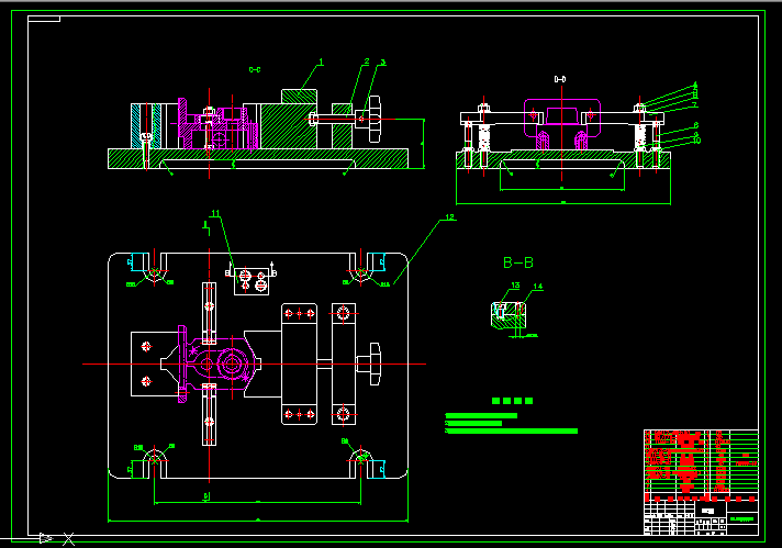 齿轮泵体机械加工工艺及3套工装夹具设计【镗大连孔+钻2杠孔+铣45端面】【14张CAD图纸+文档】
