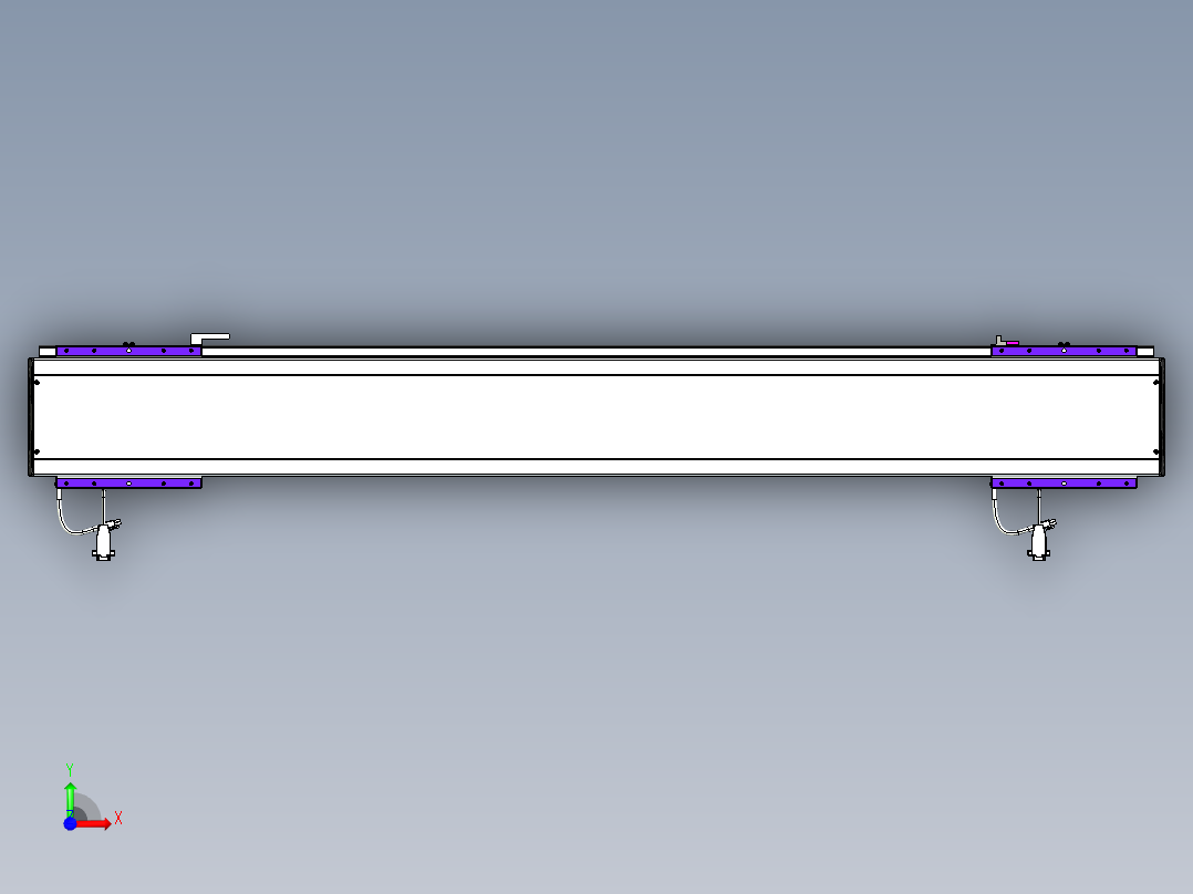 威洛博VL系列直线电机模组-2VL17E3-S1100前视图