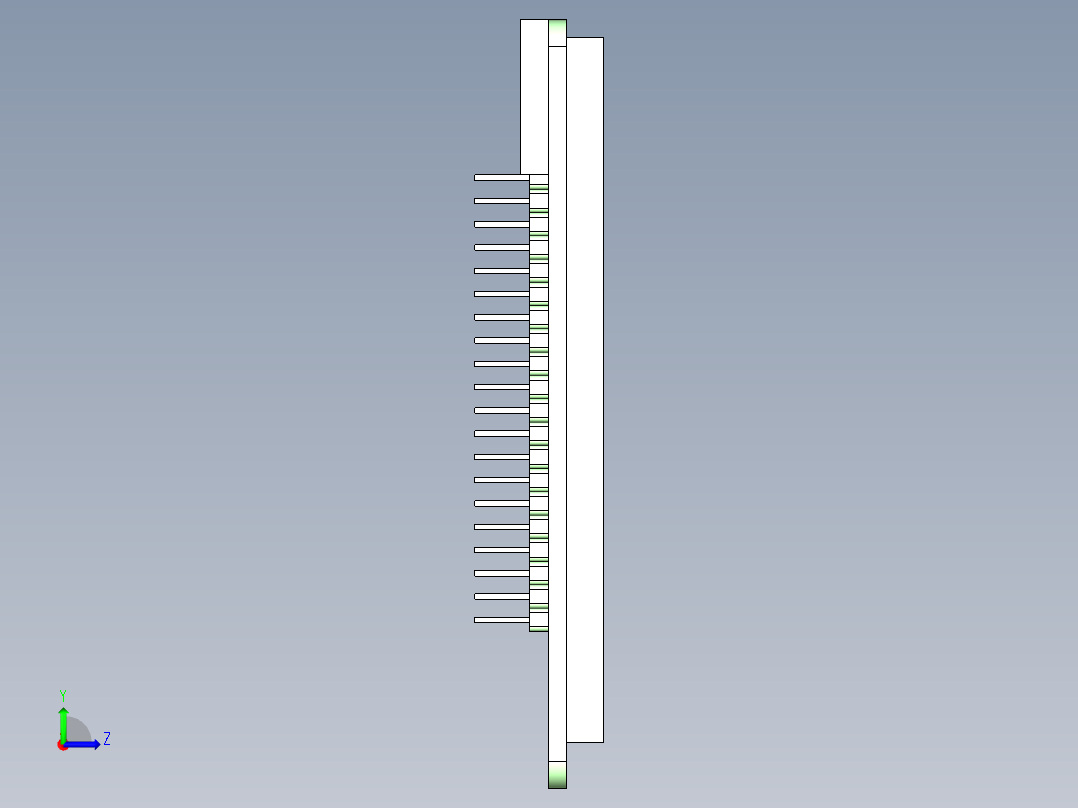TFT LCD 5英寸固态硬盘1963左视图