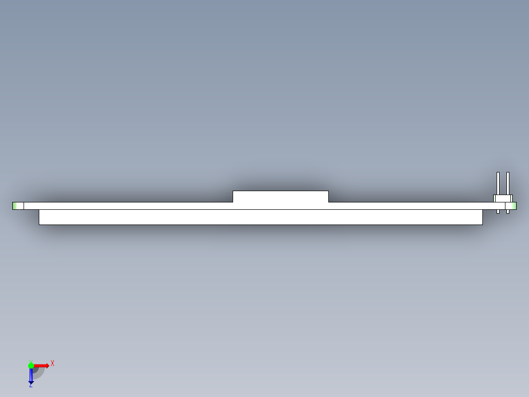 TFT LCD 5英寸固态硬盘1963俯视图