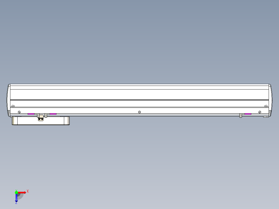 威洛博LC系列3d模型模组LC22H1Y-S550俯视图
