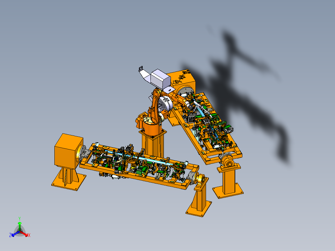 汽车仪表板骨架总成<span style='color: red'>机器人</span>弧焊焊装工作站3D图纸 CATIA设计