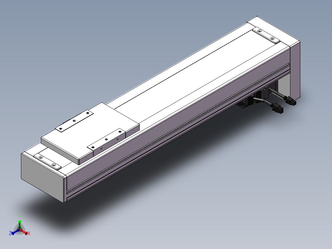 精密模组MC140-L05-400-BM-M200-C4正等轴测图