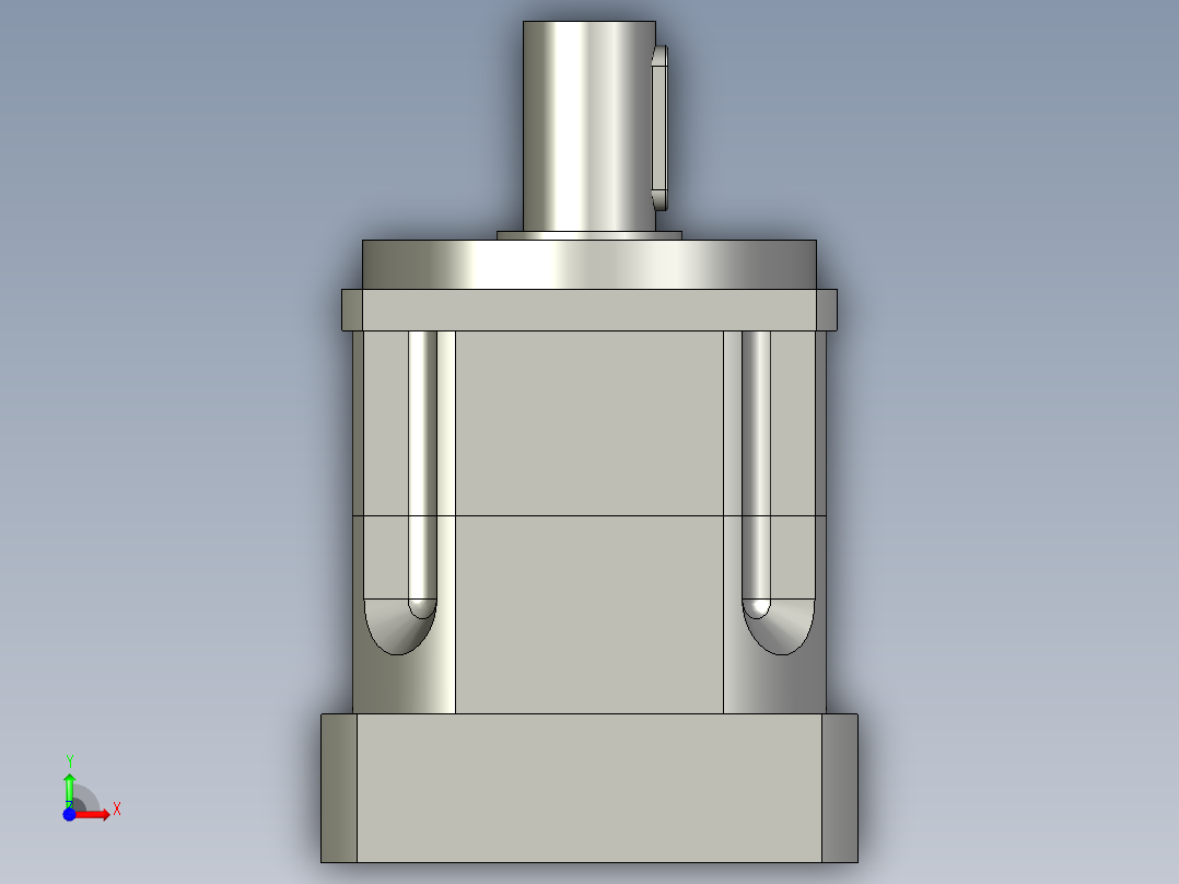 斜齿PGH115-L1 22-110-145-M8 输出32-110-145.STEP前视图
