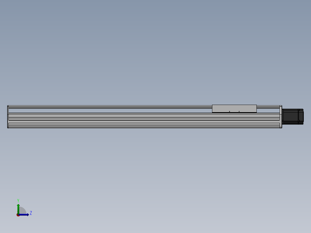 精密模组MY220-T10-1000L-BC-P75B-C4-C左视图