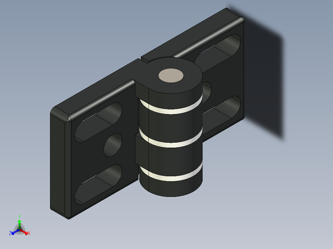 型材-KJN 40X40 DIE-CAST HINGE WITH OBLONG HOLES 095300