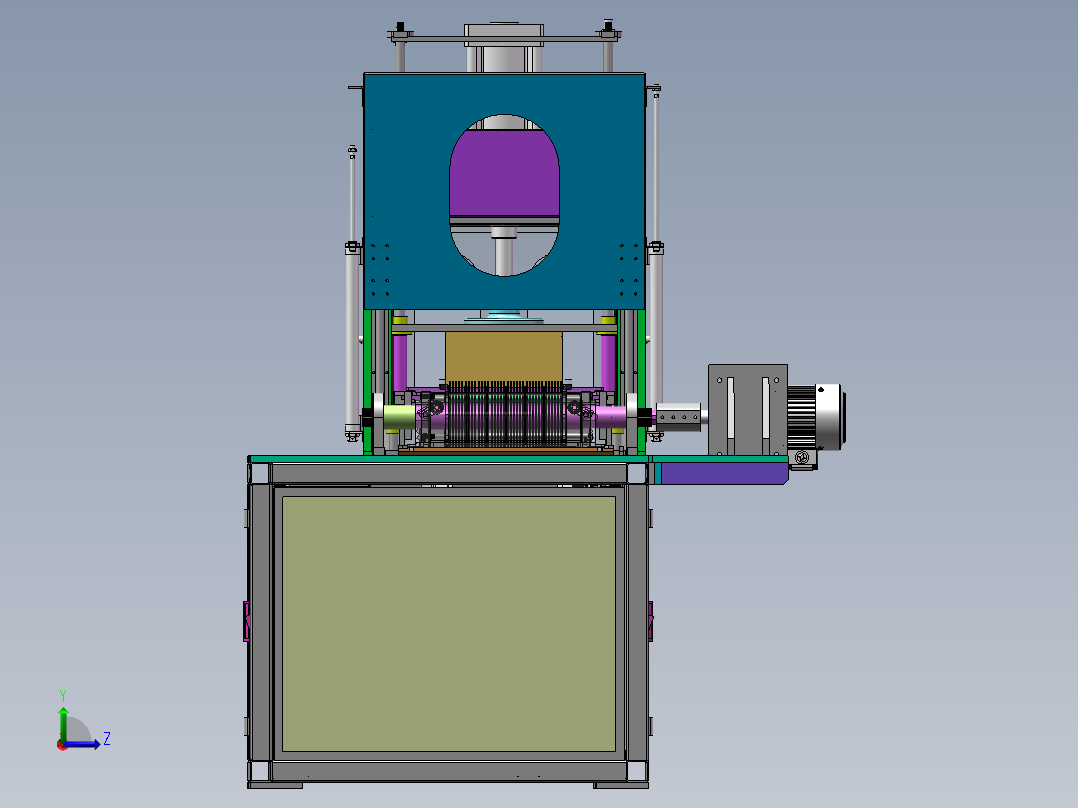 75装极片机左视图