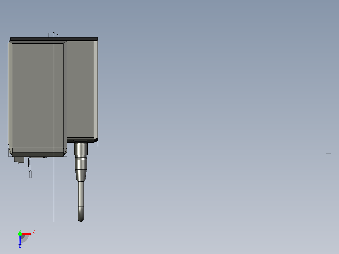 基恩士XG-7000A_7500A_2_kc图纸模型俯视图