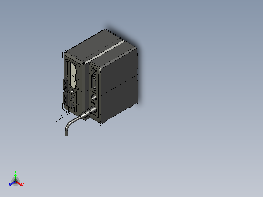基恩士XG-7000A_7500A_2_kc图纸模型正等轴测图
