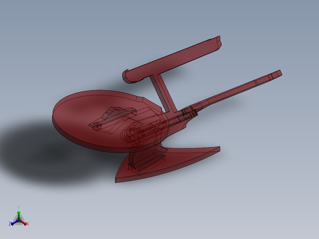 激光下料拼图星际战舰图CAD-SOLIDWORKS 2016, STEP _ IGES正等轴测图