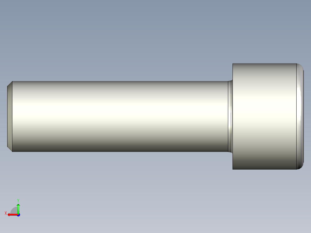 螺钉-DIN_912-M22x70.stp后视图