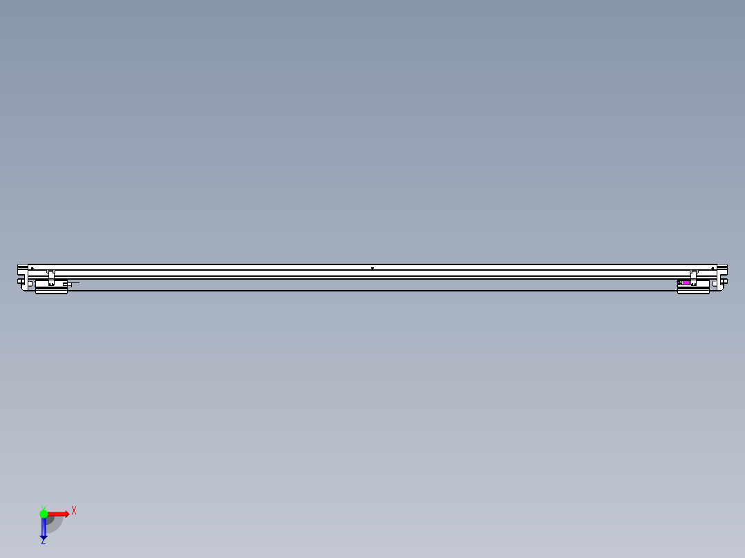 威洛博VL系列3d模型模组2VL22H1Y-S2050俯视图