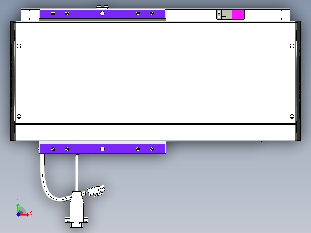 威洛博VL系列3d模型模组VL17E2Y-S150前视图