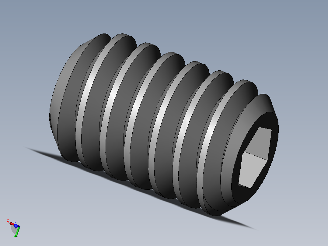 DIN 913-ISO 4026 固定螺钉-M2 L=3.SLDPRT