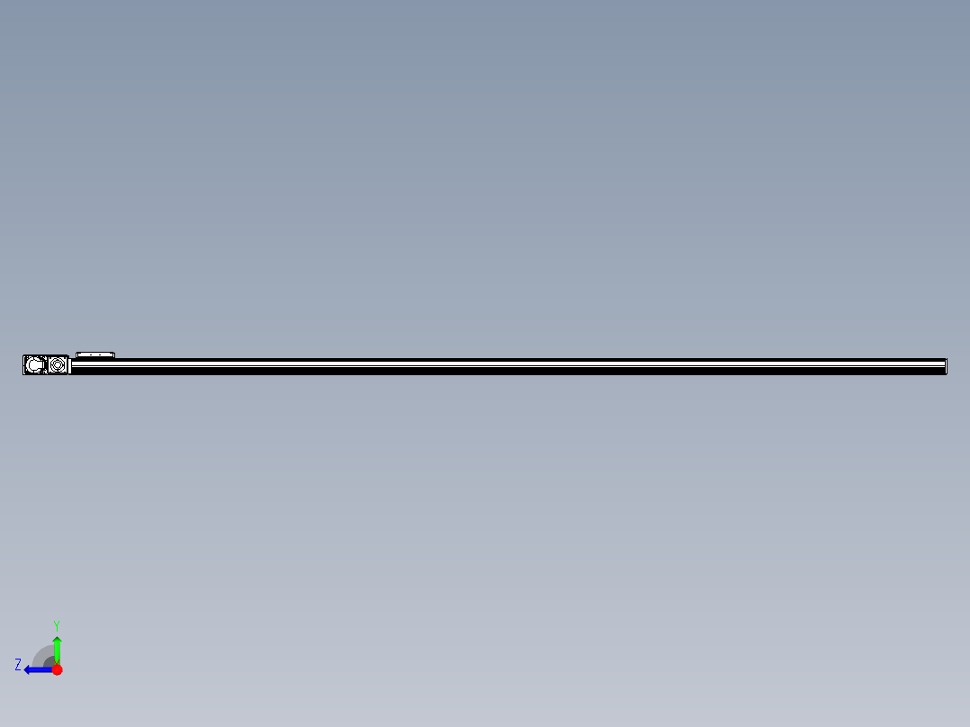 同步带全封闭直线模组TPA-HCB-105D-90-L2750-ML-Y-P20-N3右视图