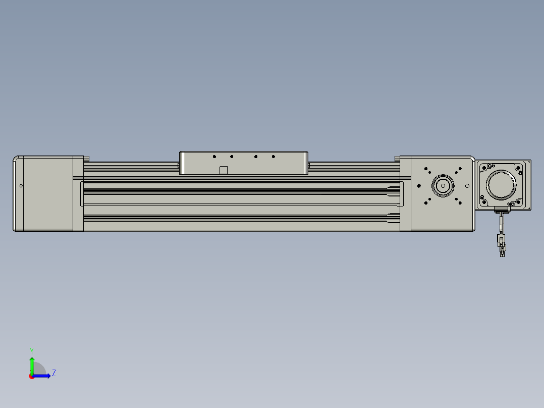 威洛博直线电机模组EB20-L224-S300-BL-ZP75-MS3-5K左视图
