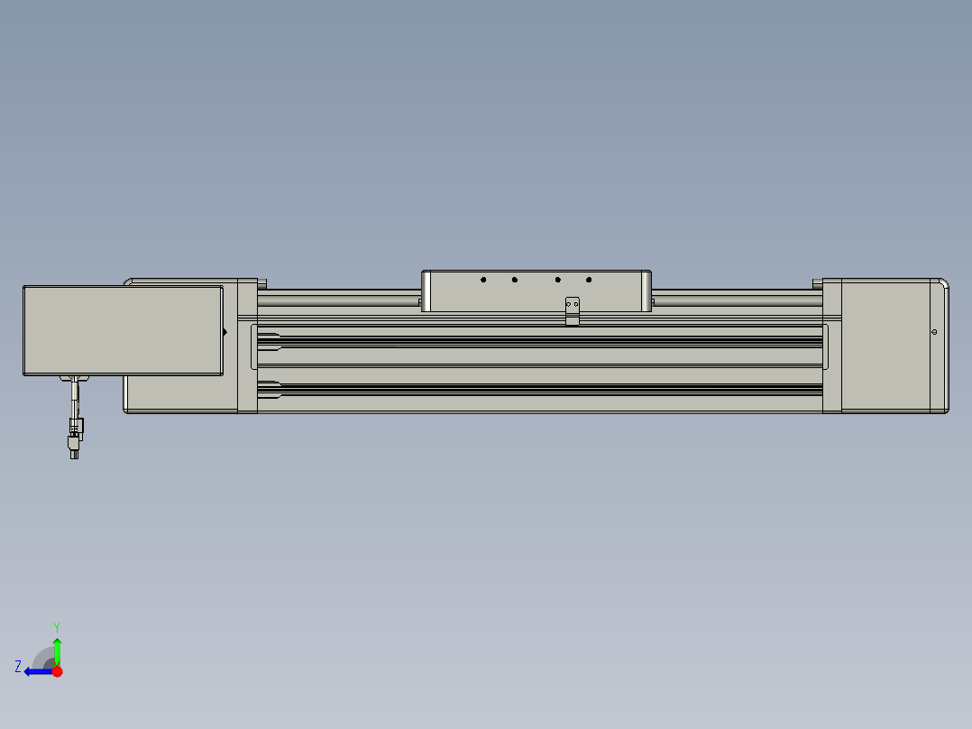 威洛博直线电机模组EB20-L224-S300-BL-ZP75-MS3-5K右视图