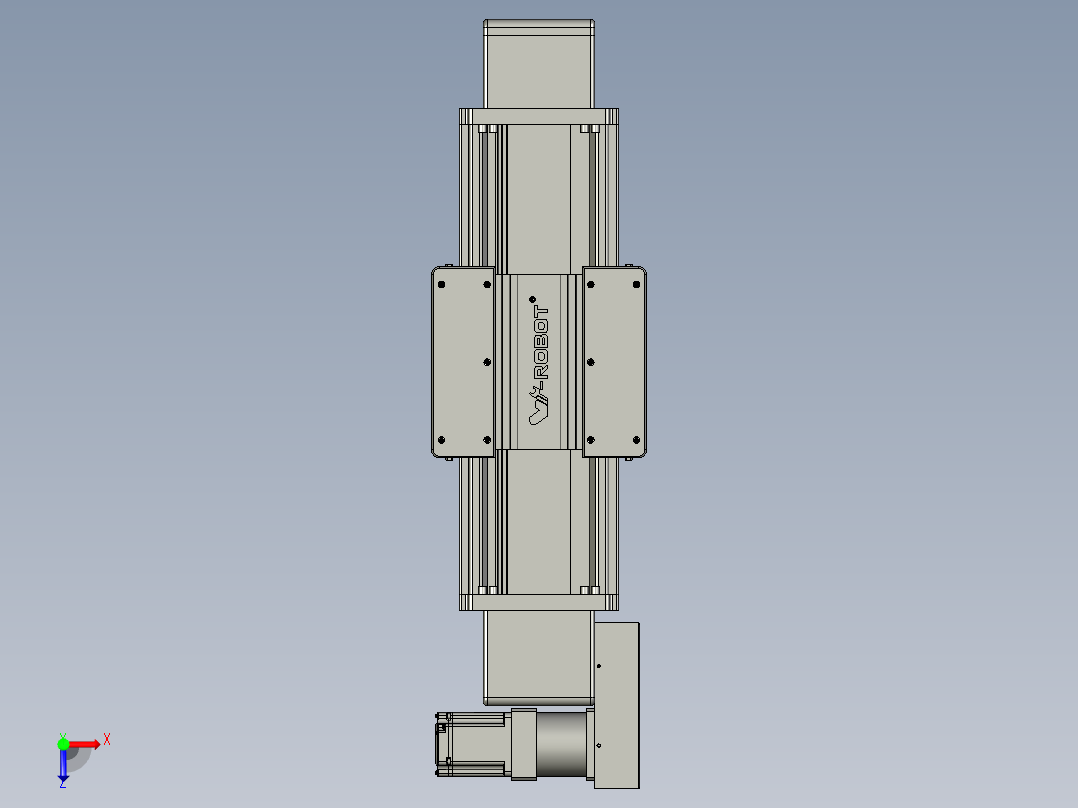 威洛博直线电机模组EB20-L224-S300-BL-ZP75-MS3-5K俯视图
