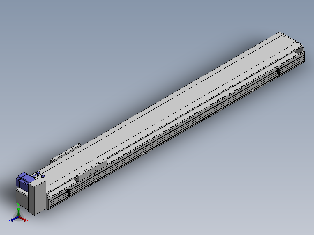 精密模组MT220-L150-1700-RU-M75-C4正等轴测图