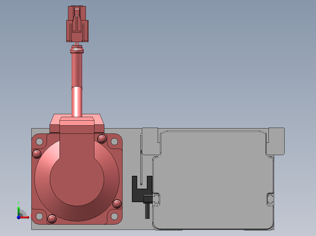 精密模组MY80S-T10-800L-P20B-BL-C4前视图