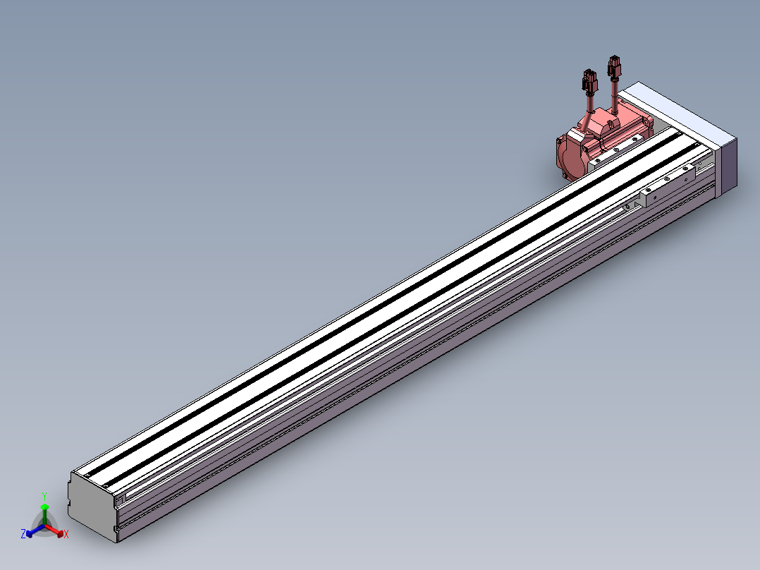 精密模组MY80S-T10-800L-P20B-BL-C4正等轴测图