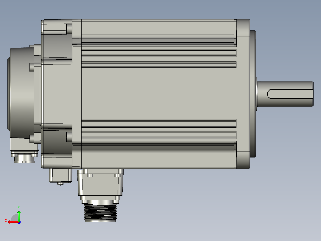 电机MS6G-130CS15EZ2-42P3后视图