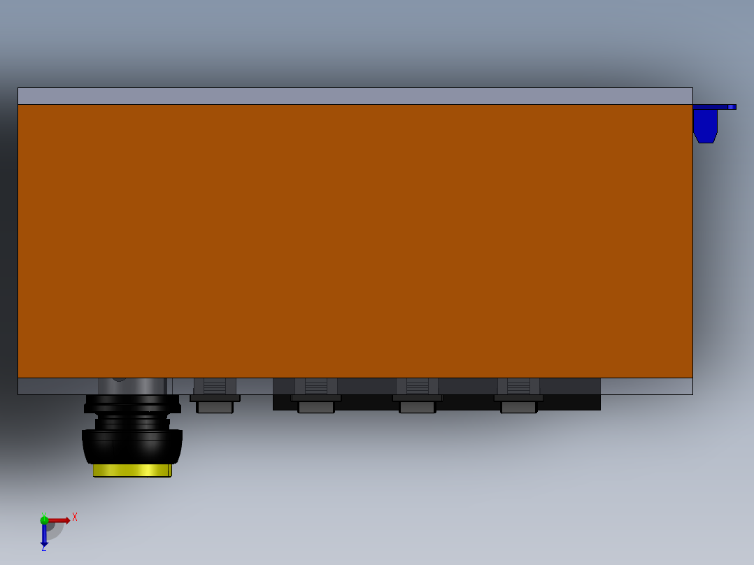 电器柜 电控柜 (85) 三维 图纸俯视图