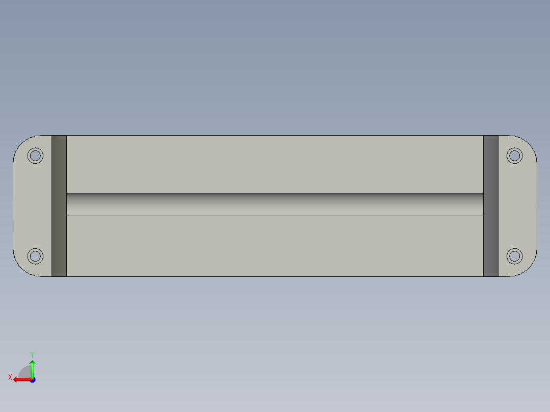 钢球式无级变速器后视图