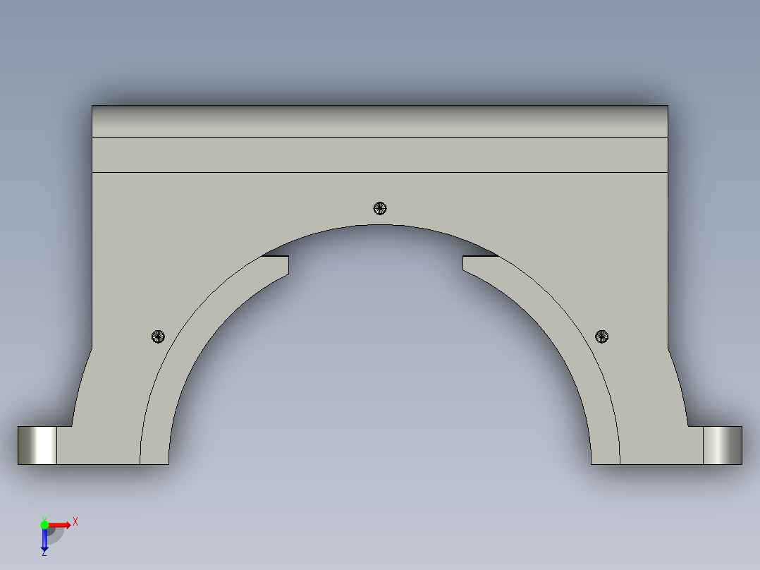 钢球式无级变速器俯视图