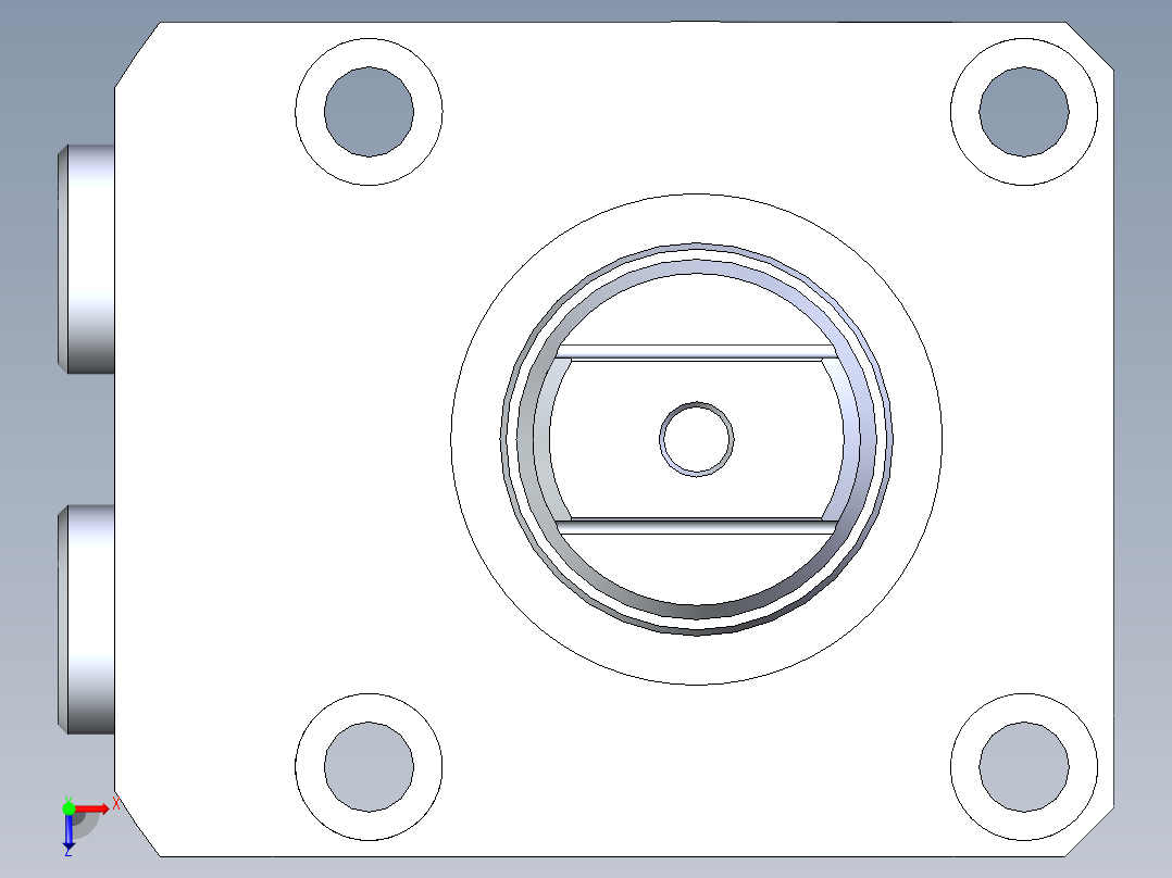 KOSMEKLHA0480-Cx-P_rev1多系列多零件图纸模型俯视图